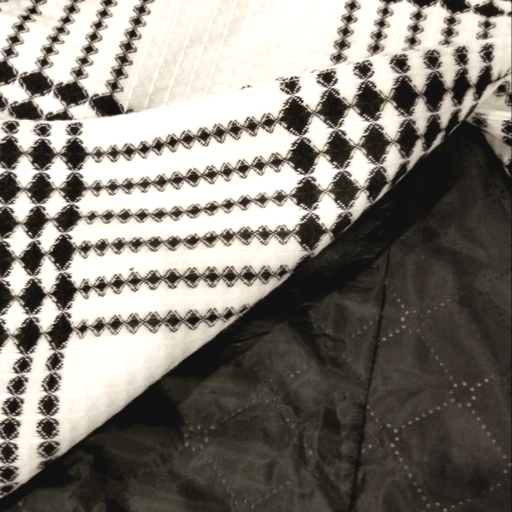 CLASSY Houndstooth Print Trench Coat / Jacket - Picture 10 of 11